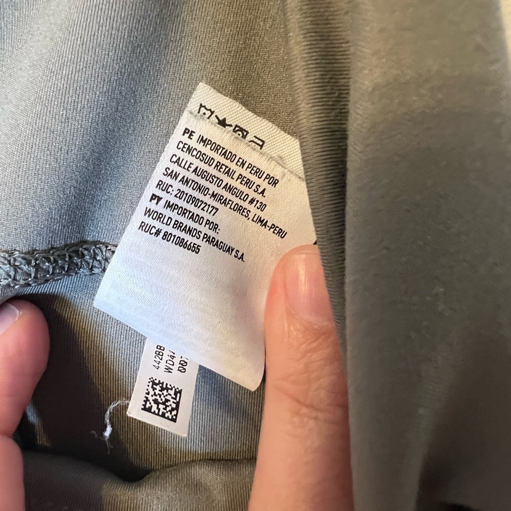 American Eagle The Everything High-Waisted Flare Leggings in Olive Small - Picture 8 of 8